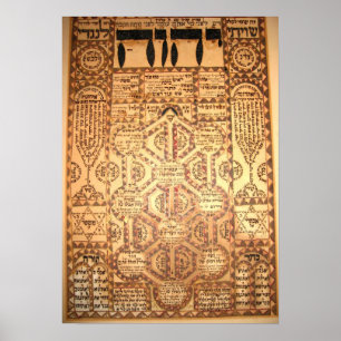 Prachtige oude boom van het Poster van het leven