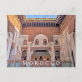 Prachtige oude Marrakesh Medina-architectuur Briefkaart (Voorkant)