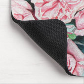 Prachtige, oude roze rozen computer Muismat (Hoek)