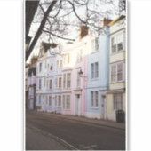 Prachtige oude woningen sticker (Voorkant)