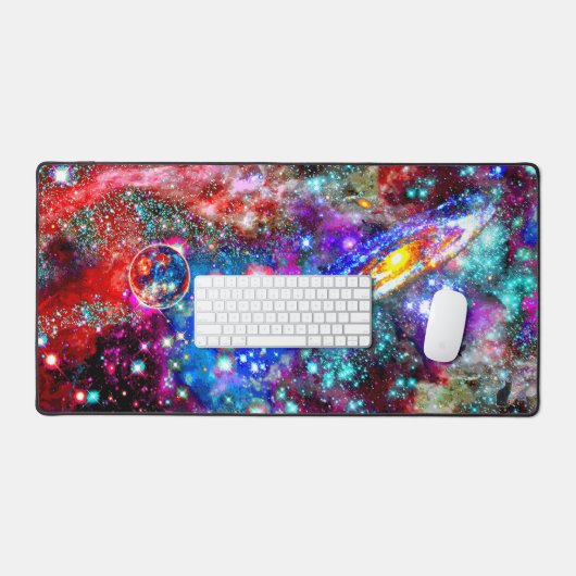 Prachtige overvolle Cosmos Desk Mat (Keyboard & Muis)