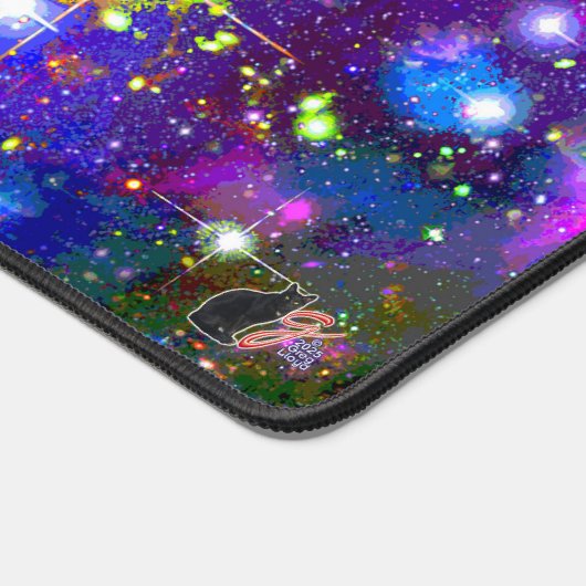 Prachtige overvolle Cosmos Desk Mat (Hoek)