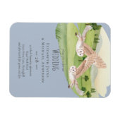 Prachtige OWLS-bruiloft Magneet (Horizontaal)