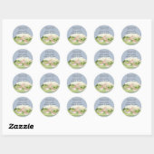 Prachtige OWLS-bruiloft Ronde Sticker (Vel)