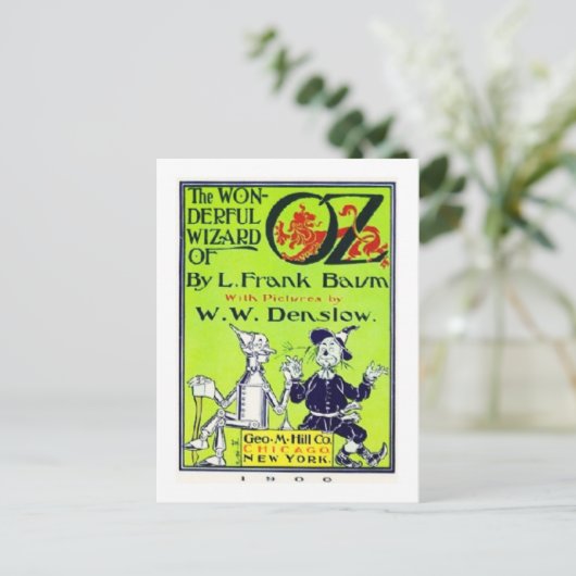 Prachtige Oz-wizard Briefkaart (Staand voorkant)