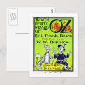 Prachtige Oz-wizard Briefkaart (Voorkant / Achterkant)