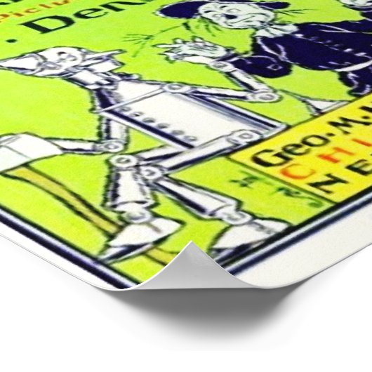 Prachtige Oz-wizard Poster (Hoek)