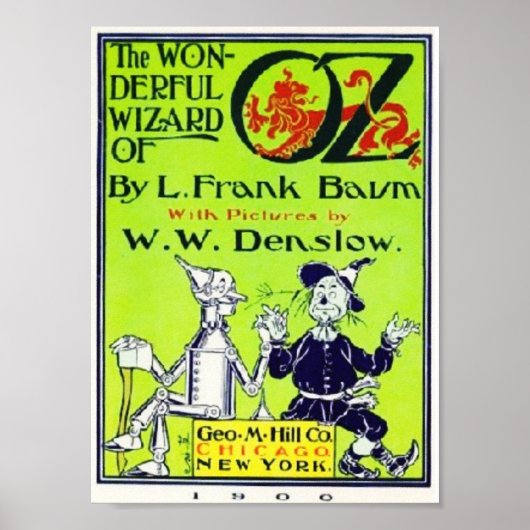 Prachtige Oz-wizard Poster (Voorkant)