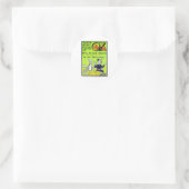 Prachtige Oz-wizard Ronde Sticker (Tas)