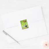 Prachtige Oz-wizard Ronde Sticker (Envelop)
