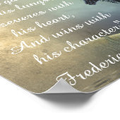 Prachtige  Paarden Inspirerend Quote Poster (Hoek)