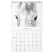 Prachtige paarden met een kleine paardenkalender v kalender (Mar 2026)
