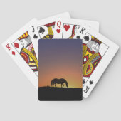 Prachtige paardensportkaarten pokerkaarten (Achterkant)