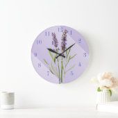 Prachtige Paars en Lavender Grote Klok (Huis)