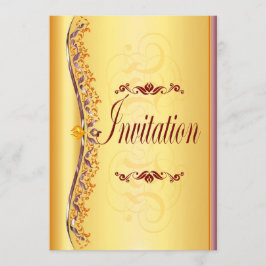 Prachtige paars en sinaasappels in goudwinning kaart