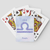 Prachtige Paars voor behendige hematologische doel Pokerkaarten (Achterkant)