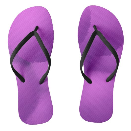 Prachtige Paarse Allium Flower Painting Teenslippers (Voetbed)