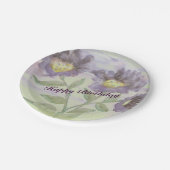 Prachtige Paarse aquarel Papieren Bordje (Gekanteld)