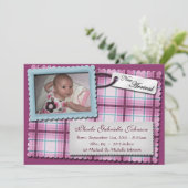 Prachtige Paarse en blauwe aankondigingen over geb (Staand voorkant)