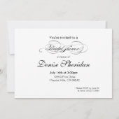 Prachtige Paarse en Witte Luxe Vrijgezellenfeest Kaart (Achterkant)