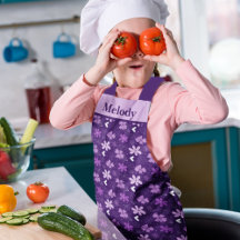 Prachtige Paarse Floral Daisy Flower Custom Kinder