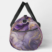 Prachtige Paarse gemarmerde grote plunjezak (Rechts)