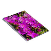 Prachtige Paarse Iceplanten Notitieboek (Rechterzijde)