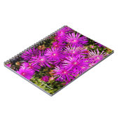 Prachtige Paarse Iceplanten Notitieboek (Linkerzijde)