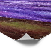 Prachtige Paarse Iris Art Print (Hoek)