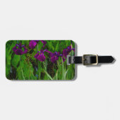 Prachtige Paarse Iris Bagagelabel (Voorkant horizontaal)