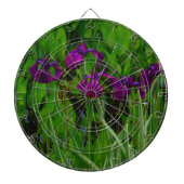 Prachtige Paarse Iris Dartbord (Voorkant)