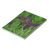 Prachtige Paarse Iris Notitieblok (Linkerzijde)