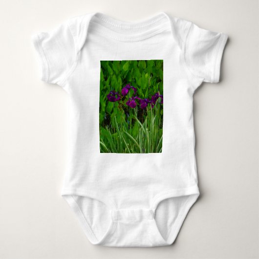 Prachtige Paarse Iris Romper (Voorkant)