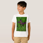 Prachtige Paarse Iris T-shirt (Voorkant volledig)
