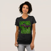 Prachtige Paarse Iris T-shirt (Voorkant volledig)