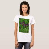 Prachtige Paarse Iris T-shirt (Voorkant volledig)