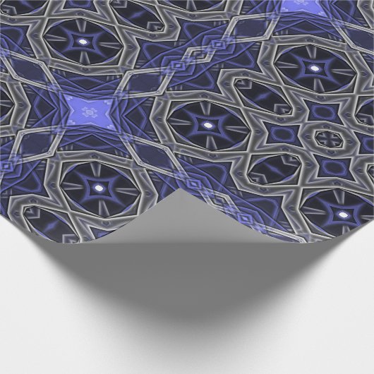 Prachtige Paarse Mandala Pattern Cadeaupapier (Hoek)