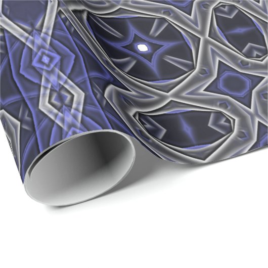 Prachtige Paarse Mandala Pattern Cadeaupapier (Rol Hoek)