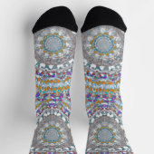 Prachtige Paarse Mandala Socks Sokken (Top)