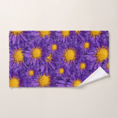 Prachtige Paarse Michaelmas Daisies Bad Handdoek (Handdoek)