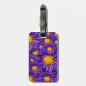 Prachtige Paarse Michaelmas Daisies Bagagelabel (Achterkant verticaal)