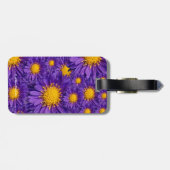 Prachtige Paarse Michaelmas Daisies Bagagelabel (Achterkant horizontaal)