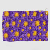 Prachtige Paarse Michaelmas Daisies Golfhanddoek (Horizontaal)