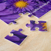Prachtige Paarse Michaelmas Daisies Legpuzzel (Zijkant)