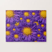 Prachtige Paarse Michaelmas Daisies Legpuzzel (Horizontaal)