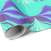 Prachtige Paarse ogen naadloos elegant Cadeaupapier (Rol Hoek)