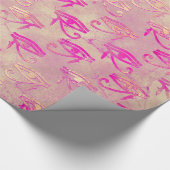 Prachtige Paarse ogen van Horus  Cadeaupapier (Hoek)