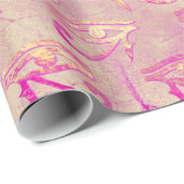 Prachtige Paarse ogen van Horus  Cadeaupapier (Rol Hoek)