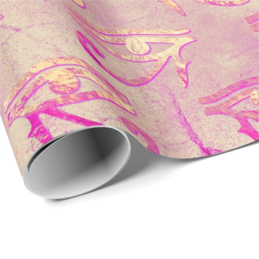 Prachtige Paarse ogen van Horus Cadeaupapier (Rol Hoek)