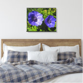Prachtige Paarse papaver met platte Prints van Can (Insitu (Slaapkamer))